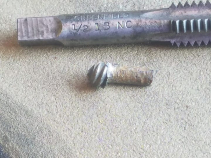 ez out removed with broken bolt